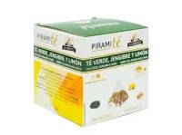 INFUSIONES TE VERDE-JENGIBRE-LIMÓN PIRAMIDE