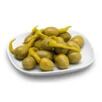 Aceitunas Gordal con Guindilla 1 kg