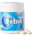 Chicle orbit sin azúcar "Sabor menta" Bote 60 unidades